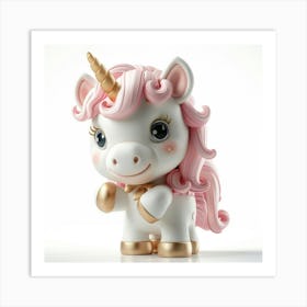 Unicorn Figurine 27 Art Print