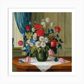 Vase Of Flowers Art Print