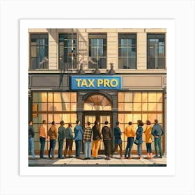 Tax Season Art Print