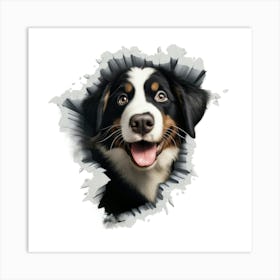 Bernese Dog Art Print