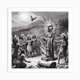 Sun God Art Print