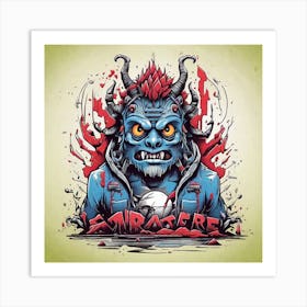 Demon Art Art Print