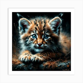 Lynx Cub Art Print