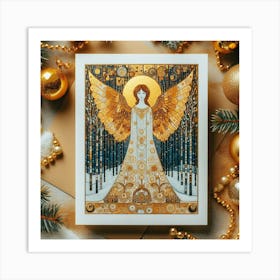 Christmas Angel Art Print