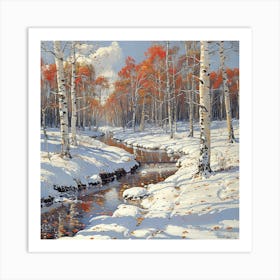 Winter Scene Art Print