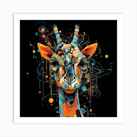 Giraffe 6 Art Print