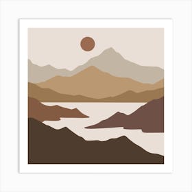 Landscape Painting 1 Art Print