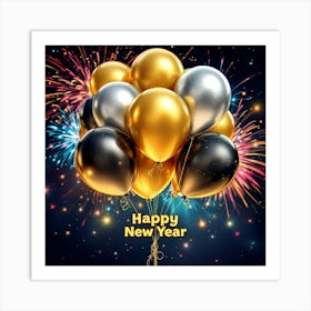 Happy New Year 28 Art Print