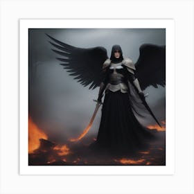 Angel Of Fire Art Print