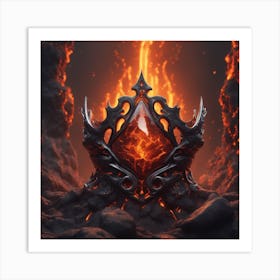 Crown Of Fire Art Print