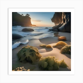 Sand And Sea Art Print