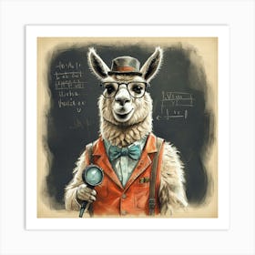 Llama 32 Art Print