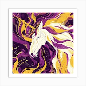 Unicorn 5 Art Print