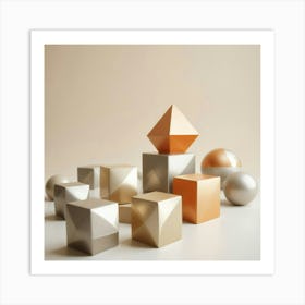 Cubes Art Print