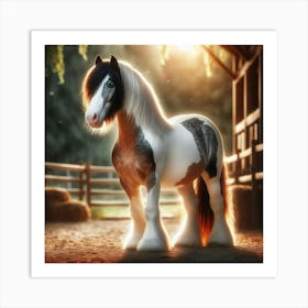 Clydesdale Horse 1 Art Print