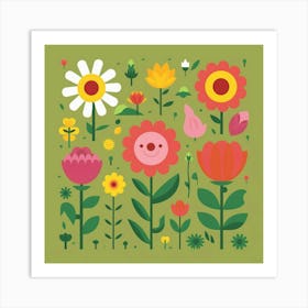 Flowers Art Print