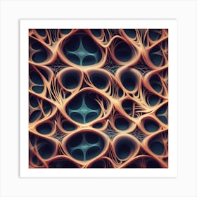 Abstract Fractal Art 1 Art Print