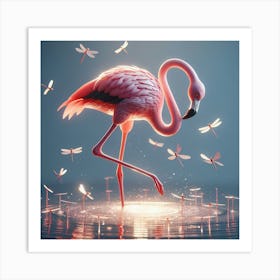 Flamingo 1 Art Print
