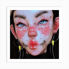 Weirdo Girl Art Print