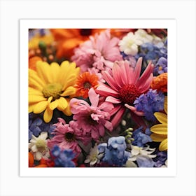 Bouquet Of Flowers 1 Art Print