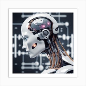 Robot'S Head 1 Art Print