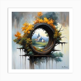 Window In The Forest Art Print