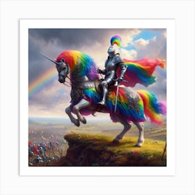 RAINBOW KNIGHT 3 Art Print