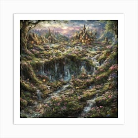 Twilight Forest Art Print