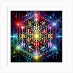 Quantum Grid 2 Art Print