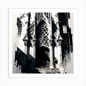 New York Cathedral Art Print