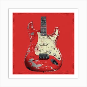 Fender Stratocaster Art Print