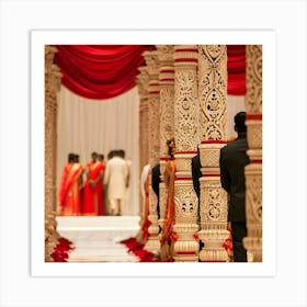 Indian Wedding Ceremony Art Print