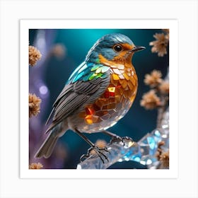 Bird In Glass Art Print