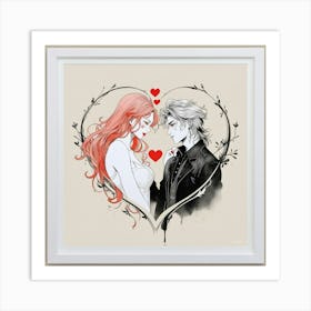 Heart Shaped Print Art Print