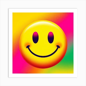 Smiley Face 6 Art Print