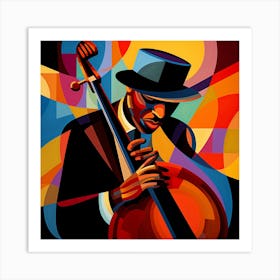 Jazz Musician 46 Art Print