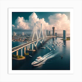 Skyline of Lekki Art Print