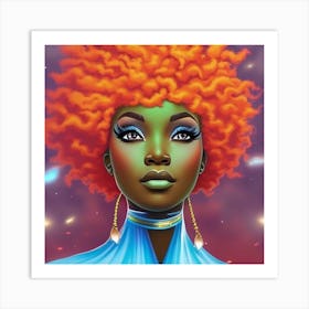 From Melanin, With Love and Fire Art Print