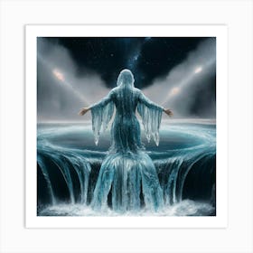 Ice Goddess 3 Art Print