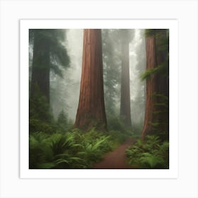 Redwood Forest 7 Art Print