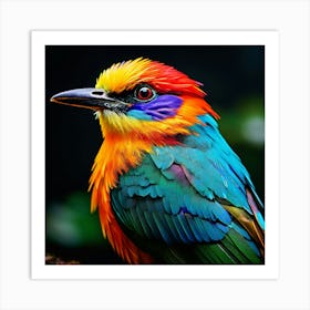 Colorful Bird 2 Art Print