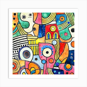 Abstract Painting 5 Art Print