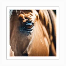 Eye Of A Horse 3 Art Print