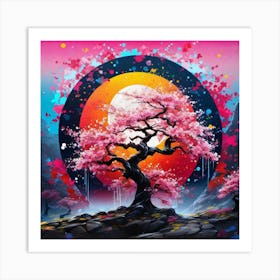 Cherry Blossom Tree 3 Art Print