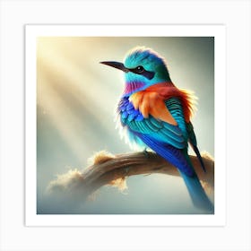 Colorful Bird 6 Art Print