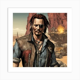 Depp in the Borderlands Art Print