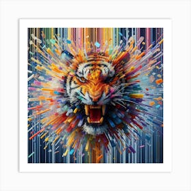 Tiger 8 Art Print