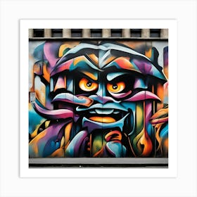 Urban Face. Art Print