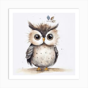 Brown Owl Art Print