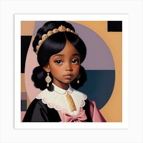 Little Black Girl 1 Art Print